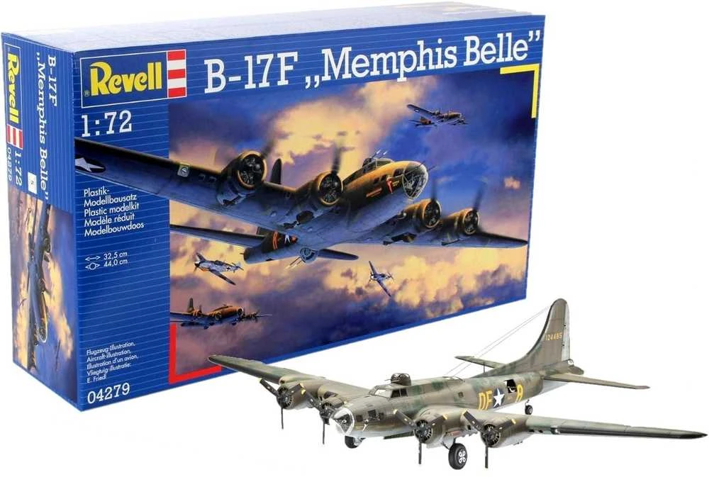 Revell – B-17F „Memphis Belle“, 1/72, 04279