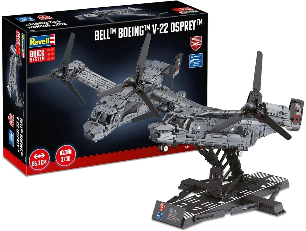 Revell Bell Boeing V-22 Osprey konstruktorius su 3730 detalių, 18+