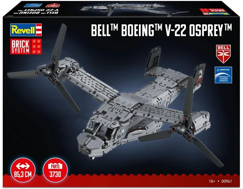 Revell Bell Boeing V-22 Osprey konstruktorius su 3730 detalių, 18+
