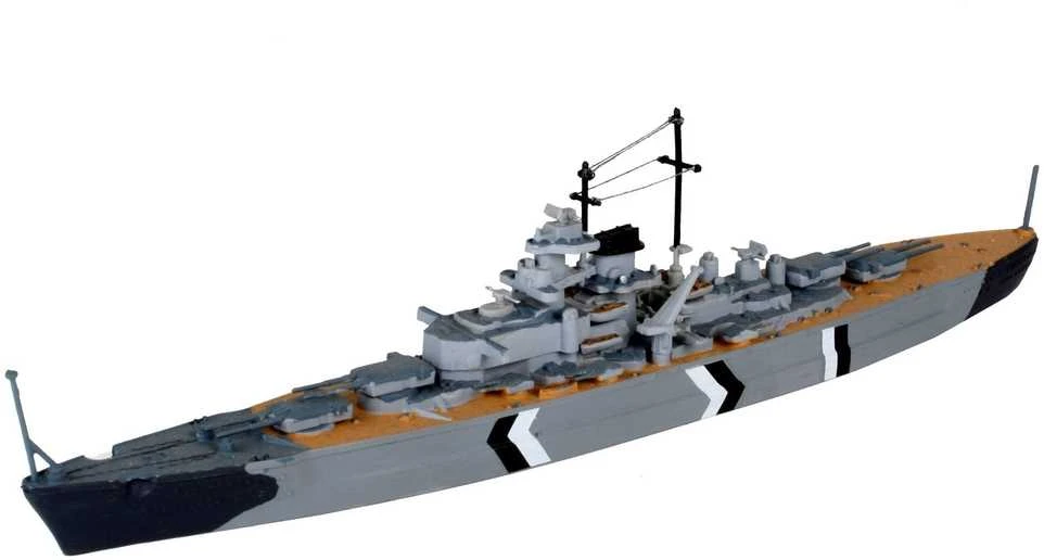 Revell Bismarck laivo modelio dovanų rinkinys 1:1200