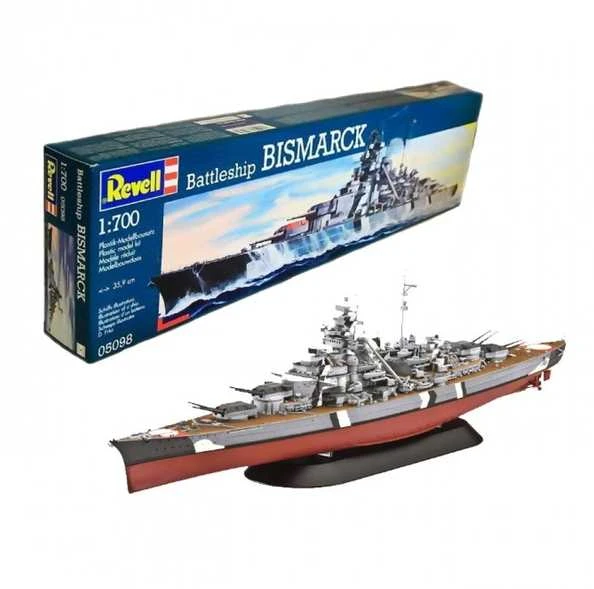 Revell – mūšio laivas Bismarkas, 1/700, 05098