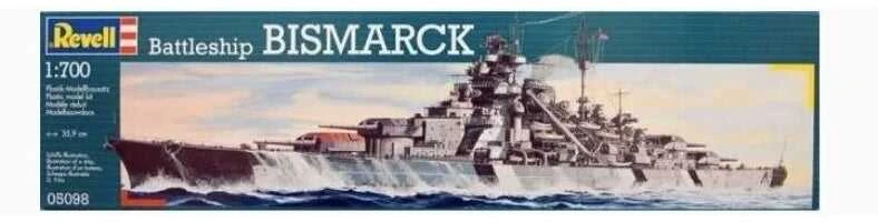 Revell – mūšio laivas Bismarkas, 1/700, 05098