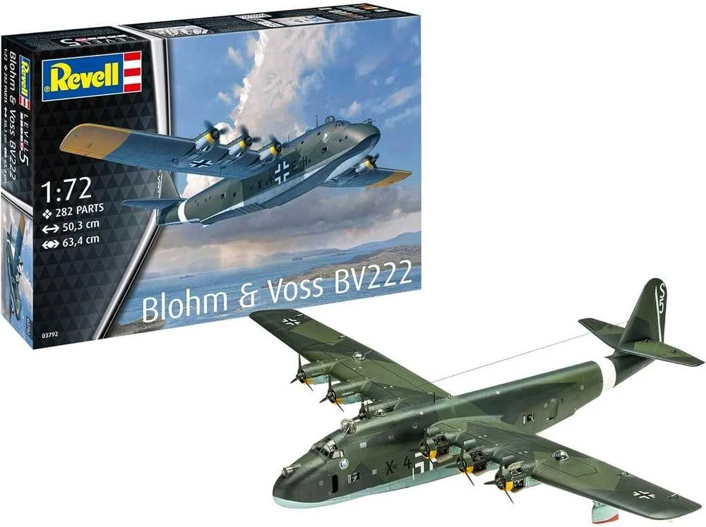 Revell Blohm & Voss BV 222 lėktuvo modelis 1/72 (03792)