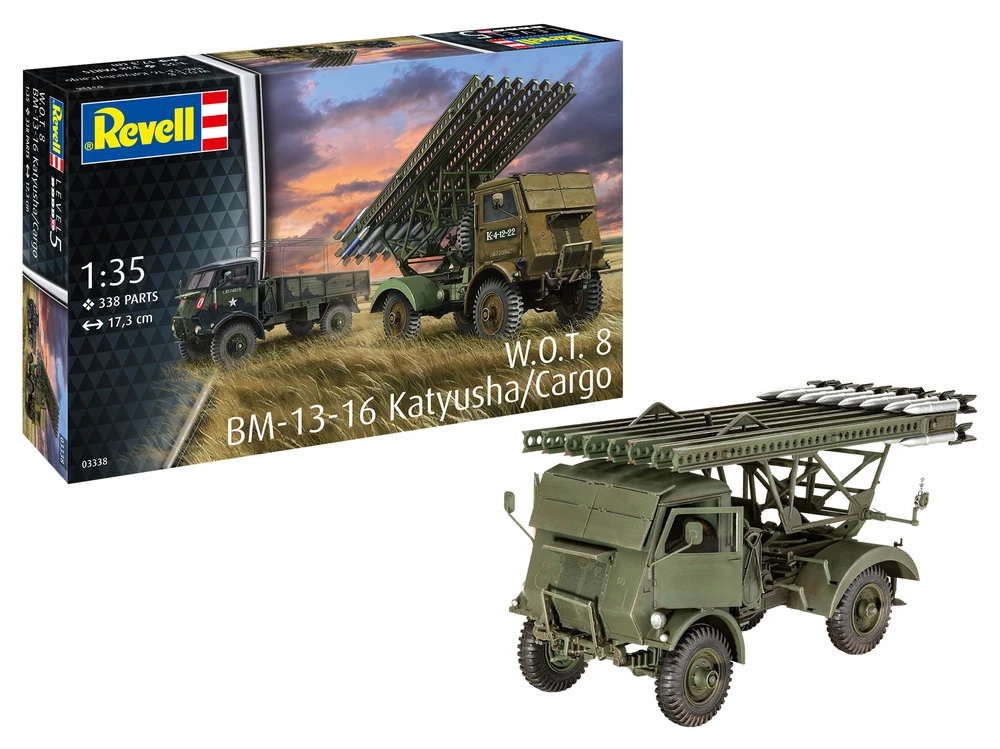 Revell BM-13-16 Fordson WOT8 1/35 plastikinis surinkimo rinkinys