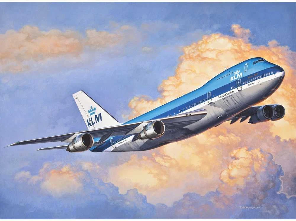 Revell - Boeing 747-200 dovanų komplektas, 1/450, 63999
