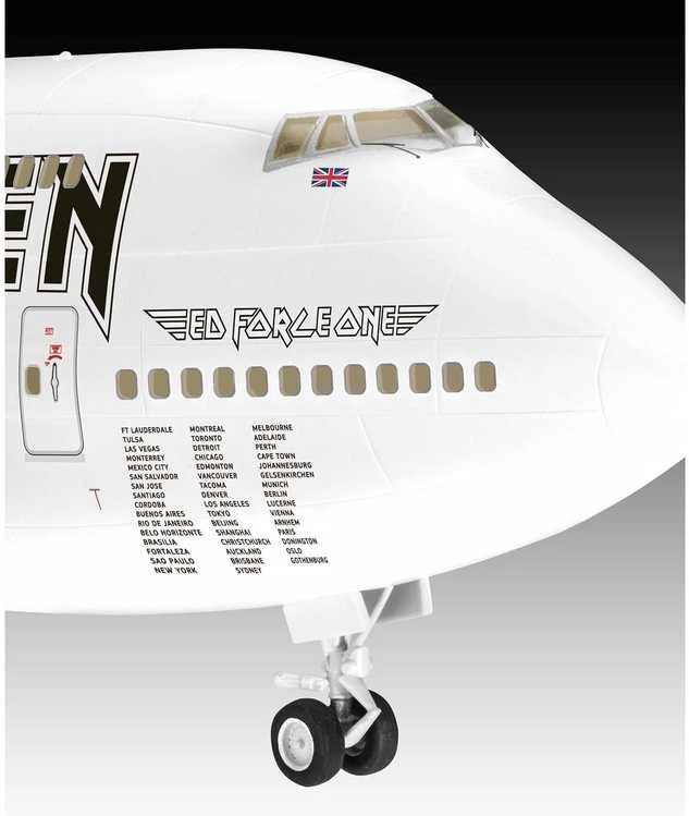 Revell – Boeing 747-400 Iron Maiden Ed Force One, 1/144, 03780