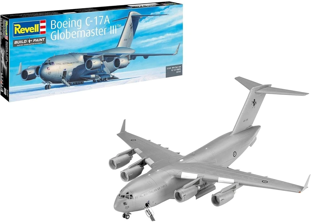 Revell Boeing C-17A Globemaster III surenkamas modelis 1:144