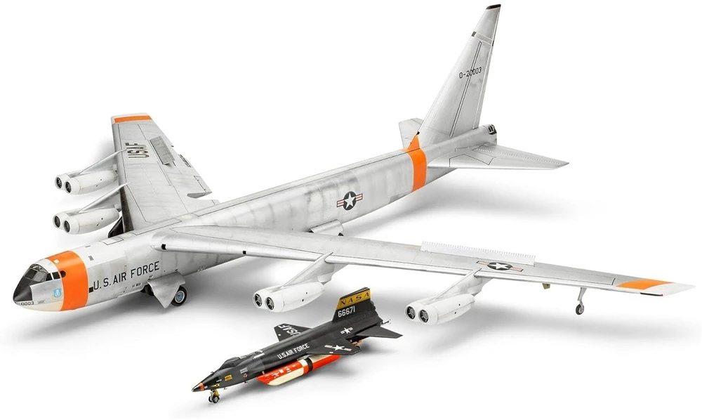 Revell Boeing NB-52 ir X-15 plastikinis modelis 1/72 (66 cm), 13+