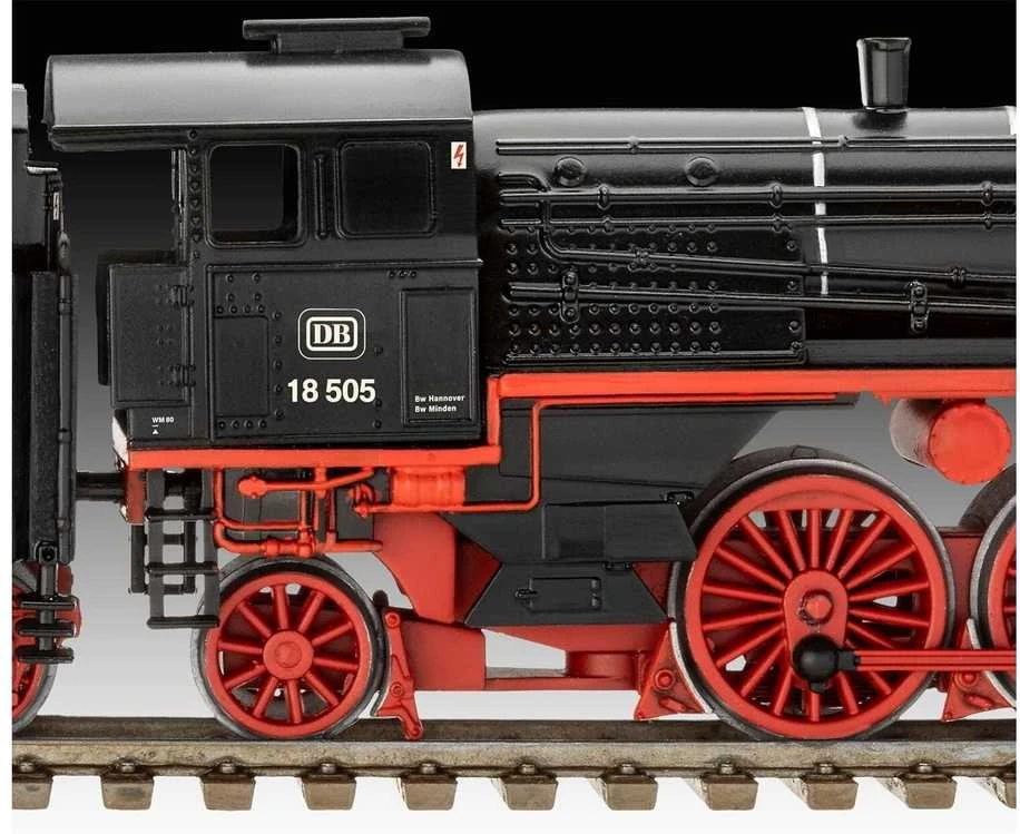 Revell BR 18 505 ekspresinis garvežys su tenderiu 1/87 (H0)