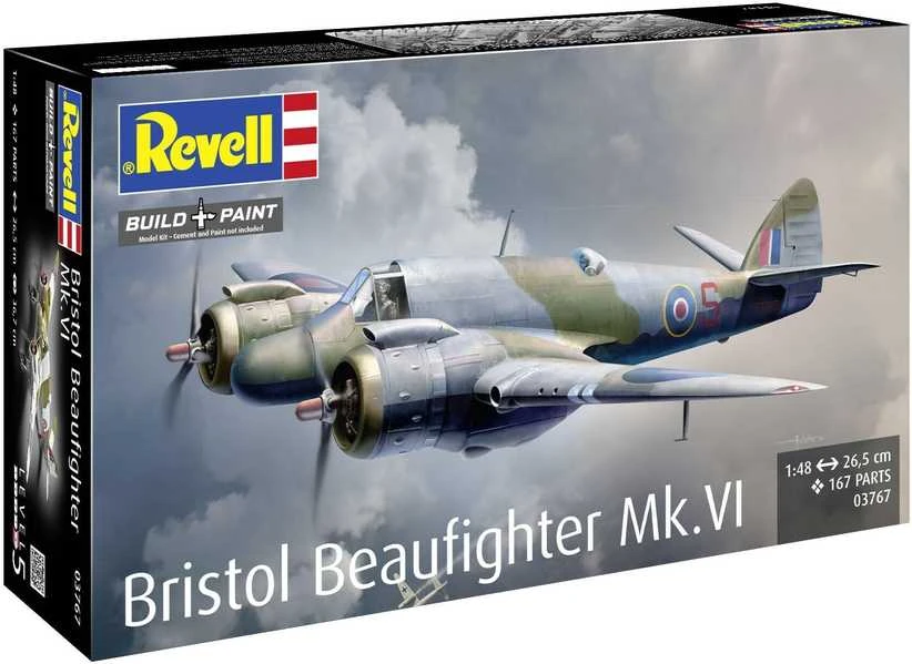 Revell Bristol Beaufighter Mk.VI 1/48 plastikinis lėktuvo modelis 03767