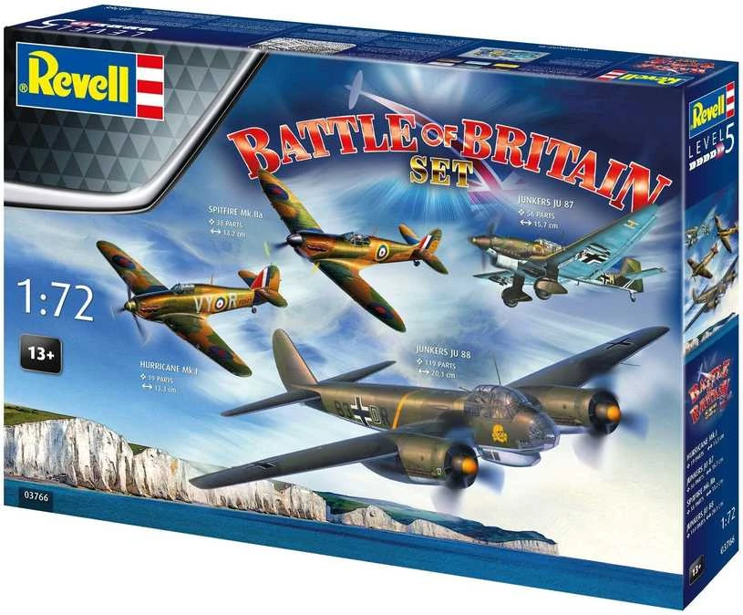 Revell Britanijos mūšio 85-mečio dovanų rinkinys 1/72 su dažais 03766