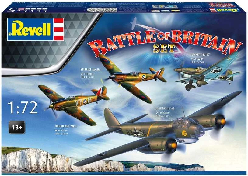 Revell Britanijos mūšio 85-mečio dovanų rinkinys 1/72 su dažais 03766