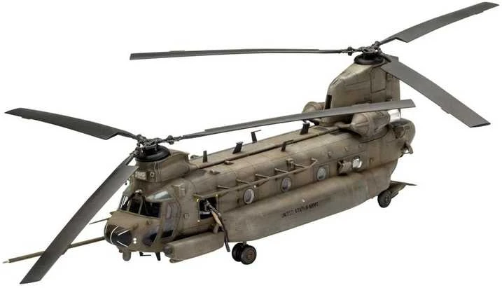 Revell CH-47D Chinook 1/144 dovanų rinkinys su dažais, klijais, teptuku