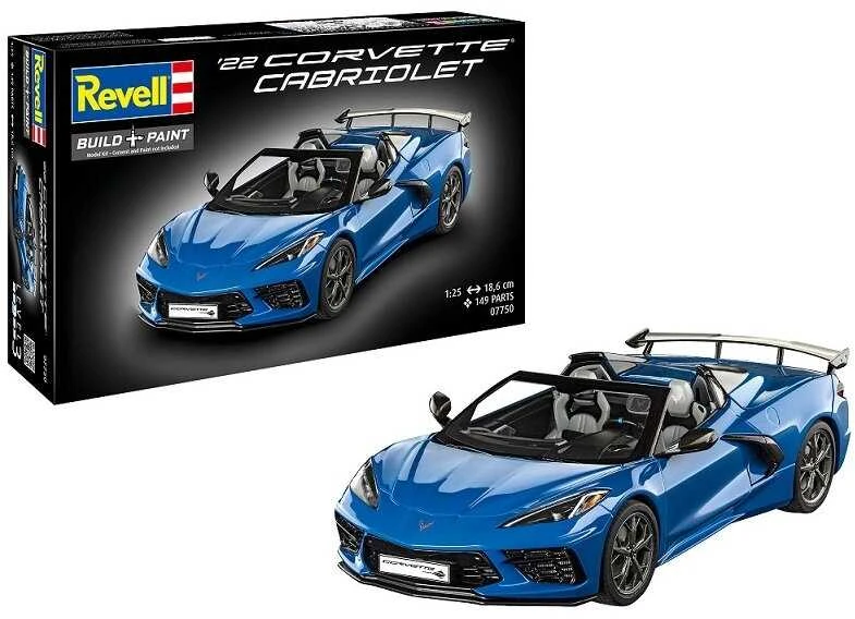 Revell Chevrolet Corvette C8 Cabriolet 1:25 plastikinis modelis