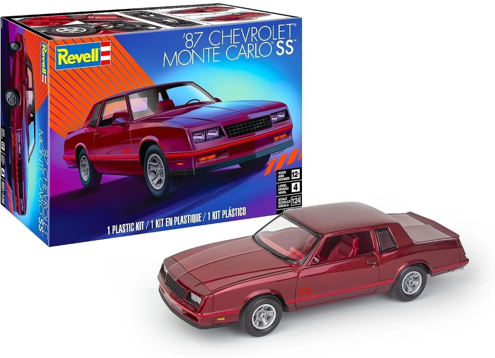 Revell Chevrolet Monte Carlo SS 1987 1:24 plastikinis surenkamas modelis