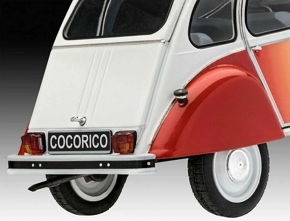 Revell Citroen 2 CV Cocorico - PLASTIKINIS modeliavimo rinkinys