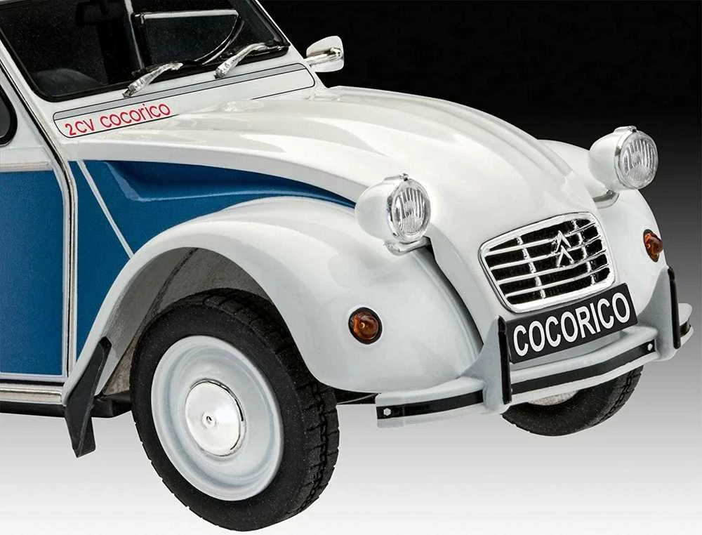 Revell Citroen 2 CV Cocorico - PLASTIKINIS modeliavimo rinkinys