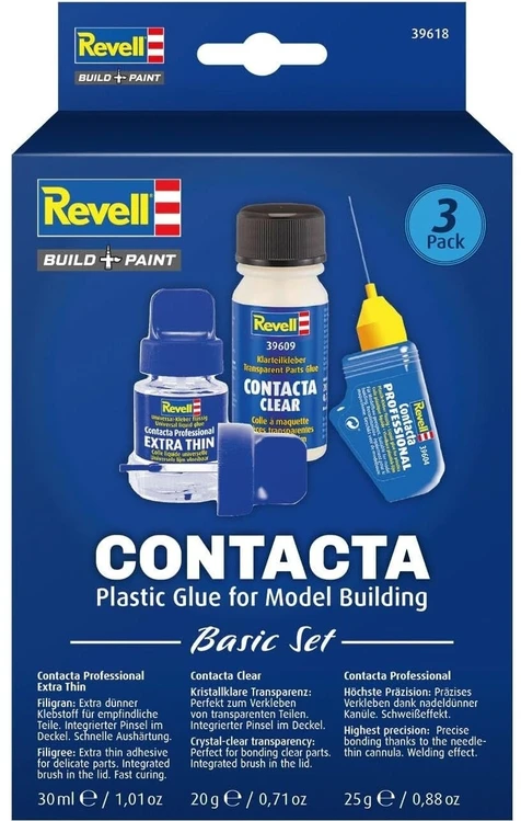 Revell Contacta klijų rinkinys modeliams: Extra Thin, Professional, Clear