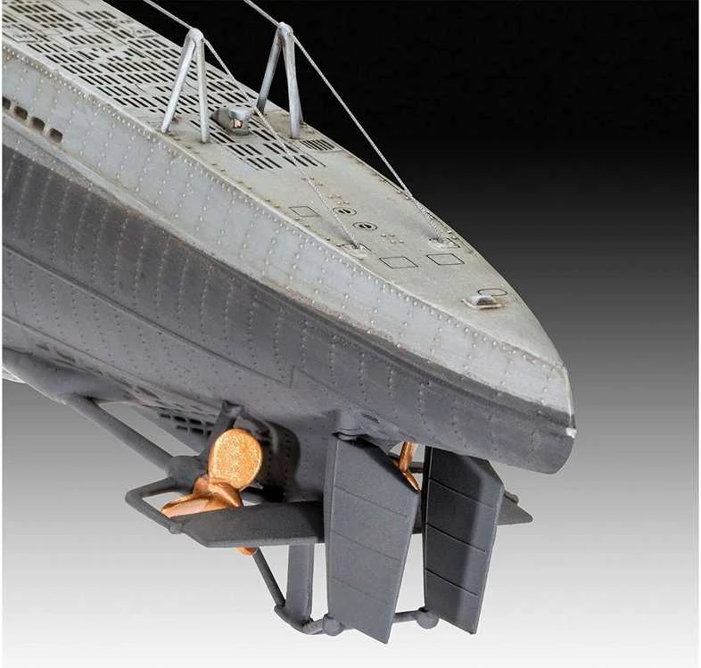 Revell – Das Boot U-Boot Typ VII C Collector's Edition – 40-mečio dovanų komplektas, 1/144, 05675