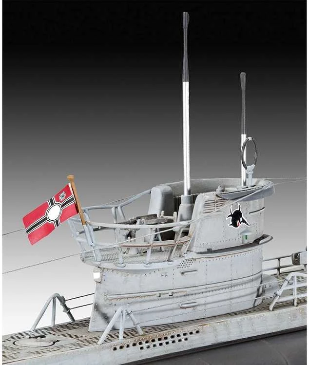 Revell – Das Boot U-Boot Typ VII C Collector's Edition – 40-mečio dovanų komplektas, 1/144, 05675