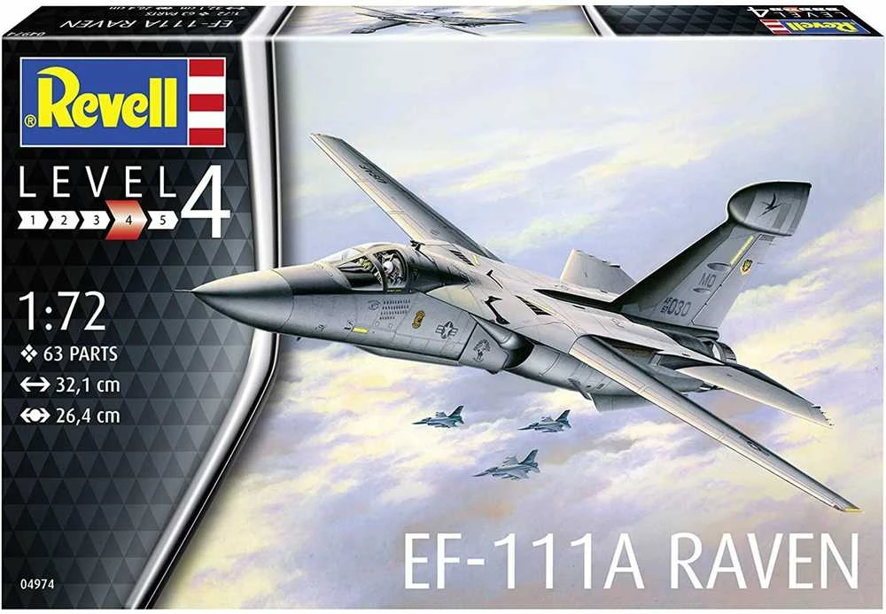 Revell EF-111A Raven - PLASTIKINIS modeliavimo rinkinys