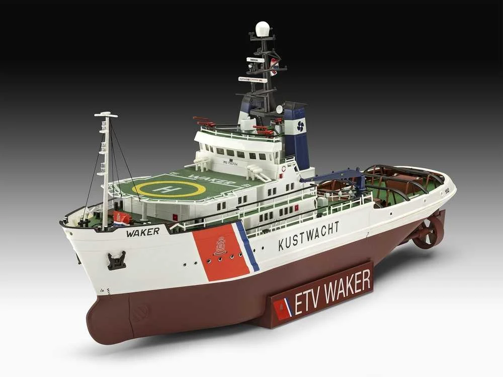 Revell ETV Waker Nyderlandų pakrančių apsaugos laivas 1:200