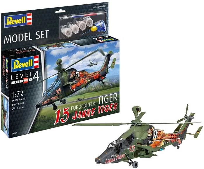 Revell Eurocopter Tiger 15 Jahre sraigtasparnio modelio rinkinys 1/72