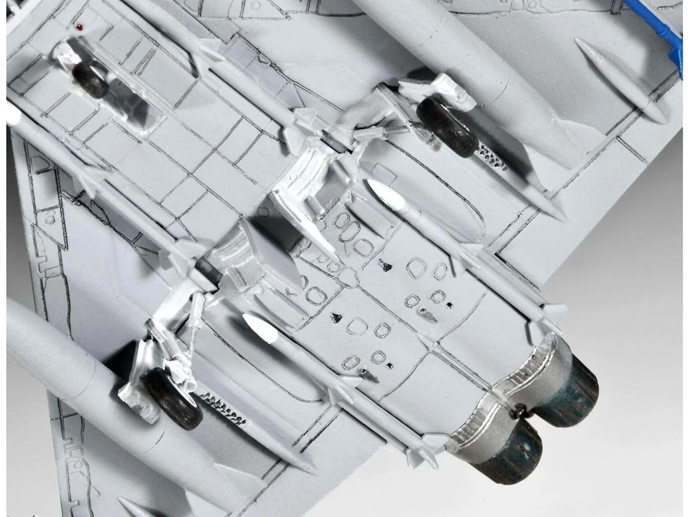 Revell Eurofighter Typhoon 1/144 modelio dovanų rinkinys pradedančiam