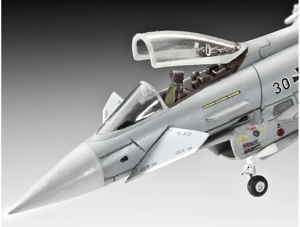 Revell Eurofighter Typhoon 1/144 modelio dovanų rinkinys pradedančiam