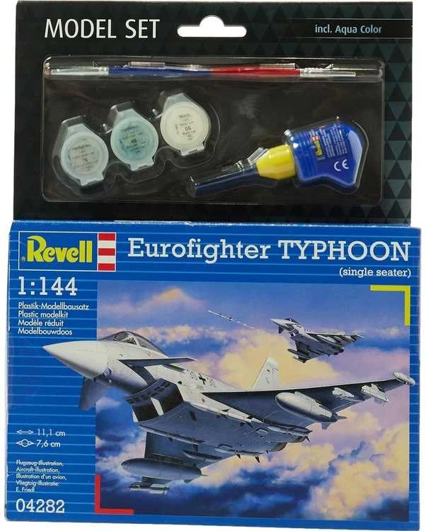 Revell lėktuvas modelis set - eurofighter typhoon