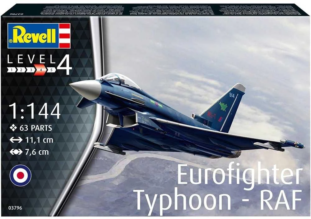 Revell – Eurofighter Typhoon RAF, 1/144, 03796