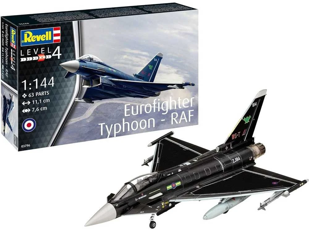 Revell – Eurofighter Typhoon RAF, 1/144, 03796