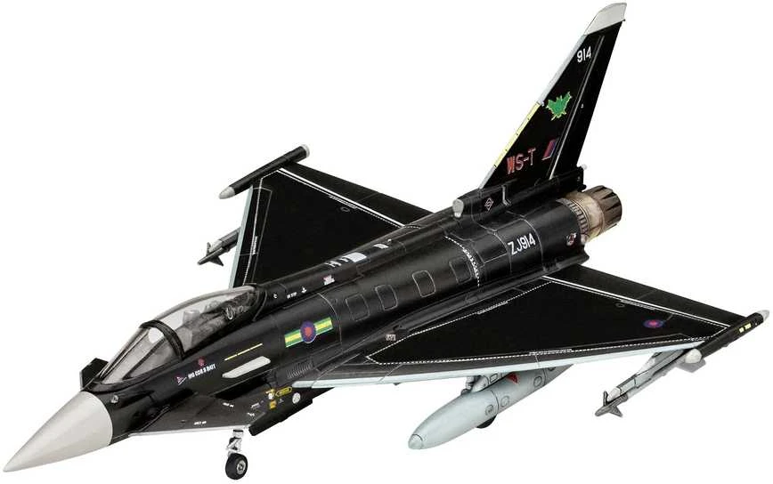 Revell Eurofighter Typhoon RAF dovanų rinkinys 1/144 su dažais ir klijais
