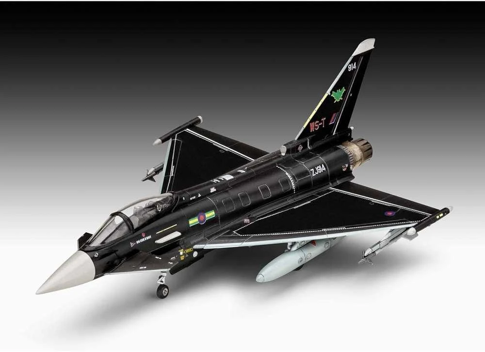 Revell Eurofighter Typhoon RAF dovanų rinkinys 1/144 su dažais ir klijais