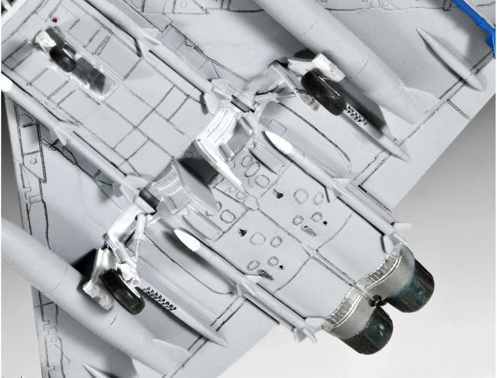 Klijuojamas naikintuvo modelis Revell Eurofighter Typhoon 1:144, 51 d.