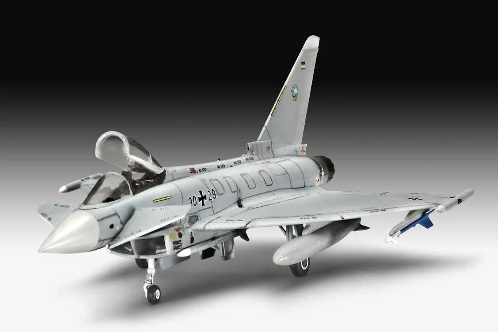 Klijuojamas naikintuvo modelis Revell Eurofighter Typhoon 1:144, 51 d.