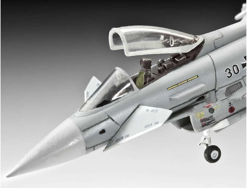 Klijuojamas naikintuvo modelis Revell Eurofighter Typhoon 1:144, 51 d.