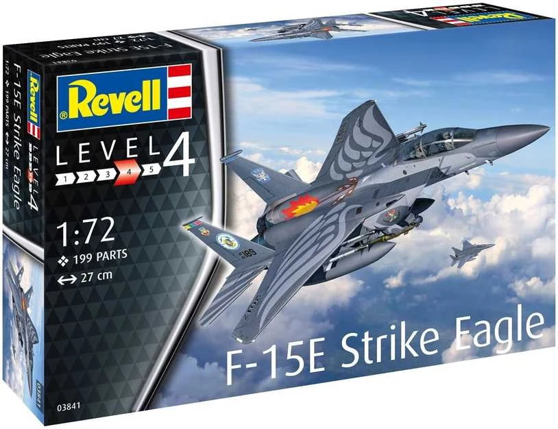 Revell F-15E Strike Eagle 1/72 dovanų rinkinys su dažais ir klijais