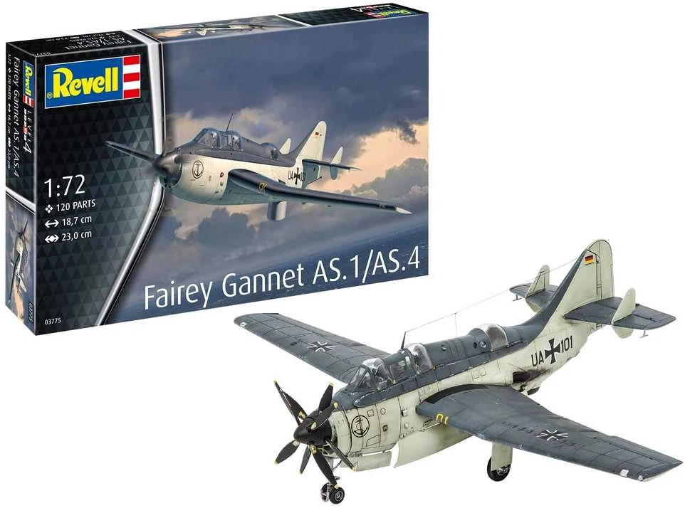 Revell Plastikinis Fairey Gannet AS.1/AS.4 1/72 modelis