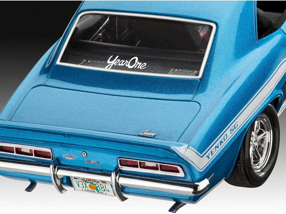Revell Greiti ir įsiutę 1969 Chevy Yenko Camaro plastikinis modelis 1:25