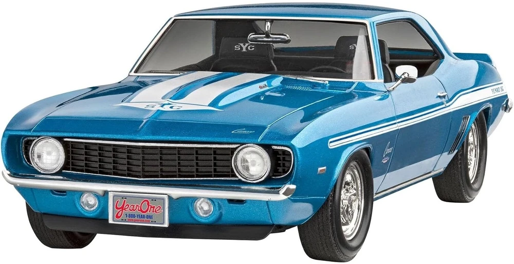 Revell Greiti ir įsiutę 1969 Chevy Yenko Camaro plastikinis modelis 1:25