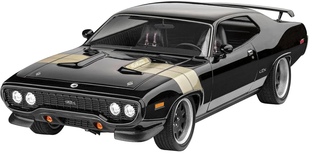 Revell „Greiti ir įsiutę“ Dom 1971 Plymouth GTX 1:24 plastikinis modelis 12+