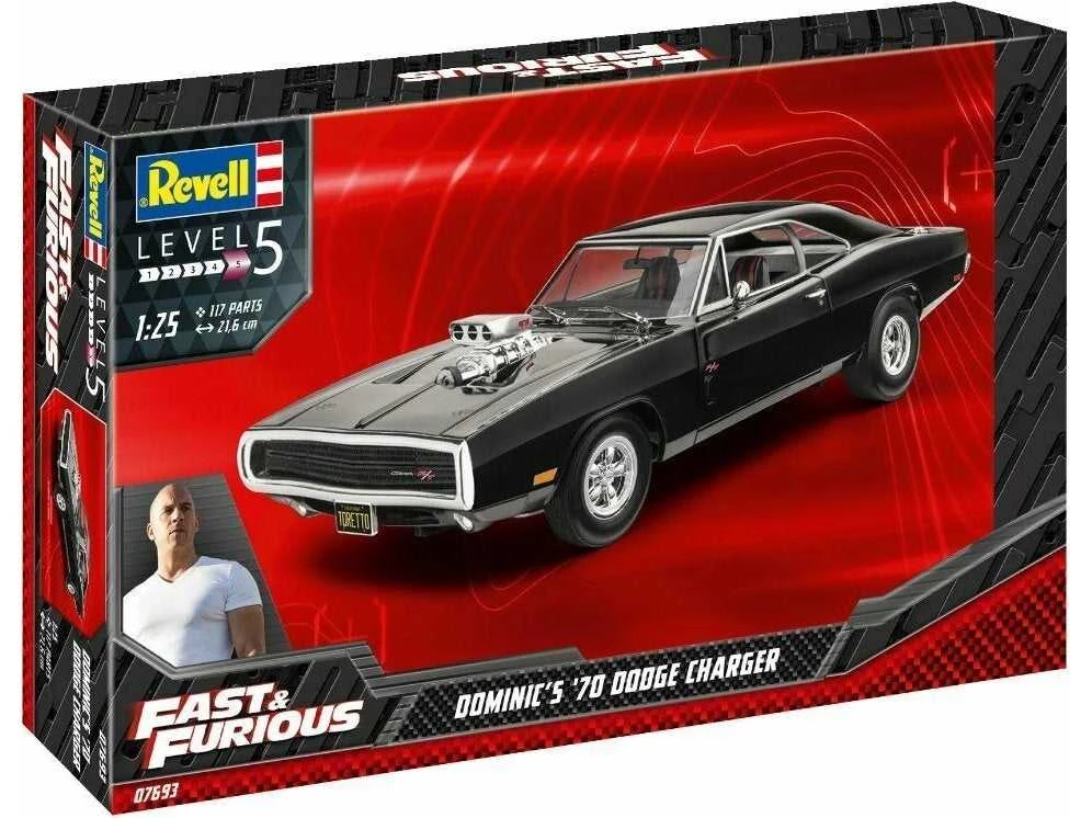 Revell Fast & Furious Dominico 1970 Dodge Charger 1:25 surinkimo rinkinys