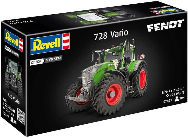 „Revell Fendt F20 Dieselross“ traktoriaus modelis 1/20, lengvai spustelėjamas