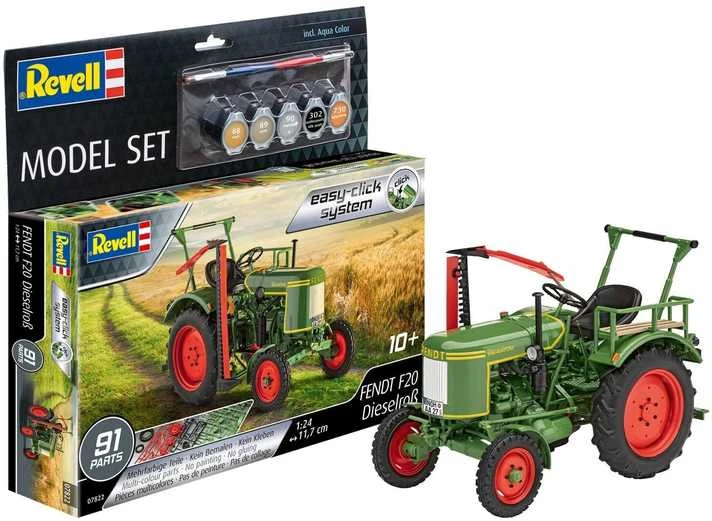 Revell Fendt F20 Dieselross 1:24 easy-click dovanų rinkinys (67822)