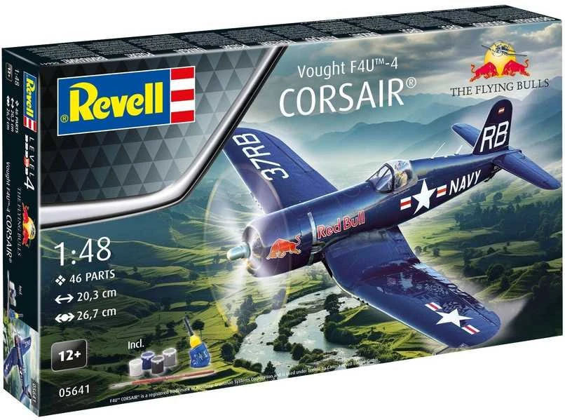 Revell Flying Bulls F4U-4 Corsair dovanų rinkinys 1/48 su dažais
