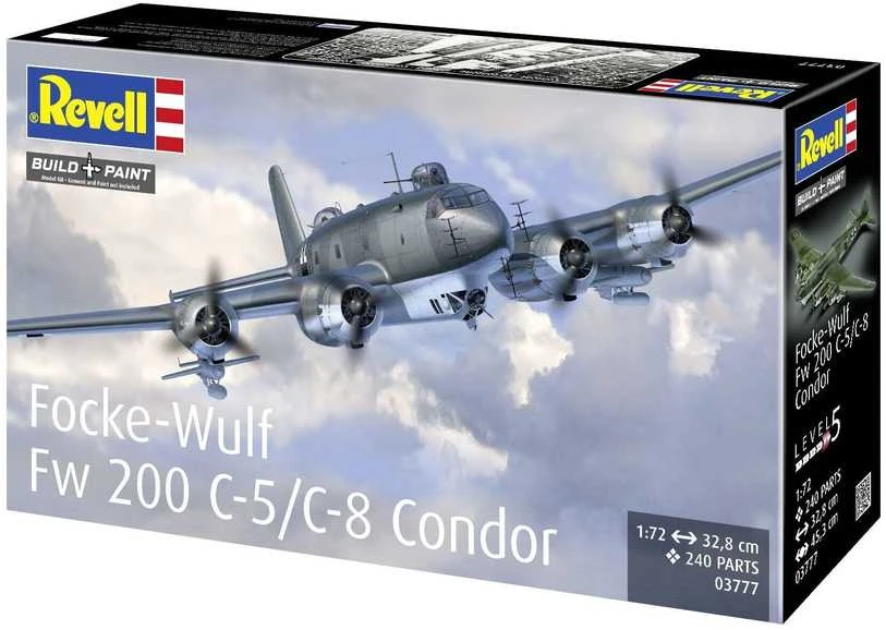 Revell Focke-Wulf Fw 200 Condor C-5/C-8 1/72 plastikinis lėktuvo modelis