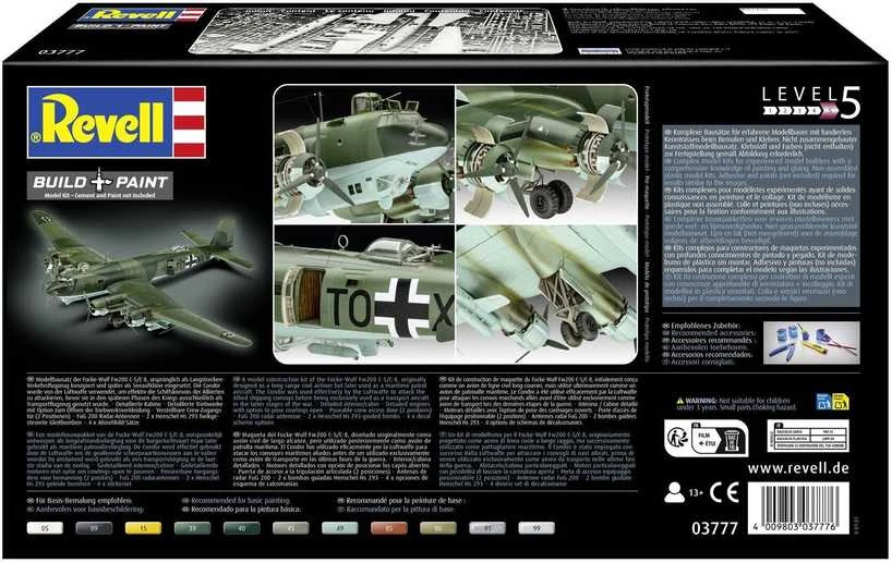 Revell Focke-Wulf Fw 200 Condor C-5/C-8 1/72 plastikinis lėktuvo modelis