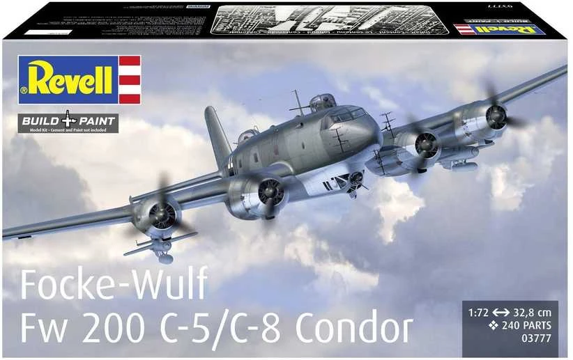 Revell Focke-Wulf Fw 200 Condor C-5/C-8 1/72 plastikinis lėktuvo modelis