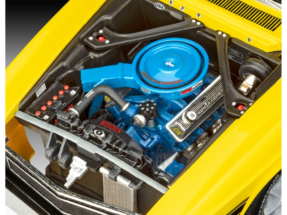 Revell Ford Mustang Shelby GT500 1970 1:25 surenkamas plastikinis modelis